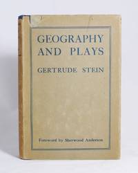 Geography and Plays by STEIN, GERTRUDE - 1922