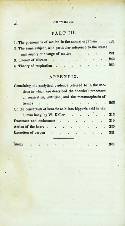 Animal Chemistry, or Organic Chemistry in its application to Physiology and Pathology, with additions, notes, and corrections by Dr. Gregory, and others by John W. Webster