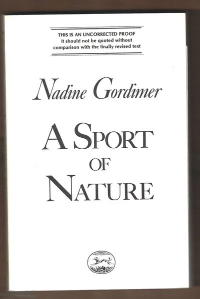 A Sport of Nature (Advance Uncorrected Proof)