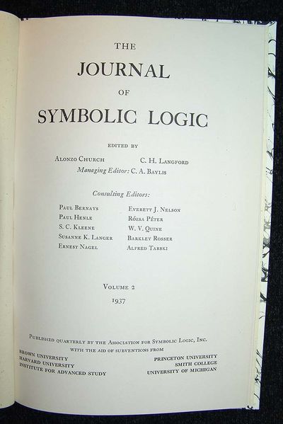 Computability and Lambda-Definability. (Extracted from The Journal of Sybolic Logic, Volume 2, 1937, pp.153-64.). (photo 4)