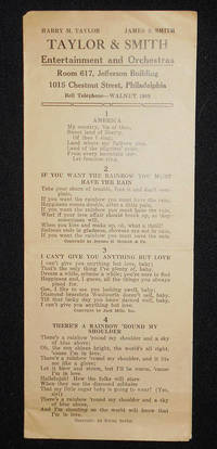 cover of Taylor & Smith Entertainment and Orchestras