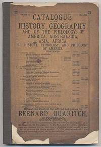 Catalogue of the History, Geography, and of the Philology, of America, Australasia, Asia, Africa. Part II: History, Ethnology, and Philology of America