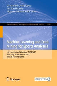 Machine Learning and Data Mining for Sports Analytics: 10th International Workshop, MLSA 2023,...