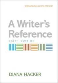 A Writer&#039;s Reference by Diana Hacker - 2006-05-09