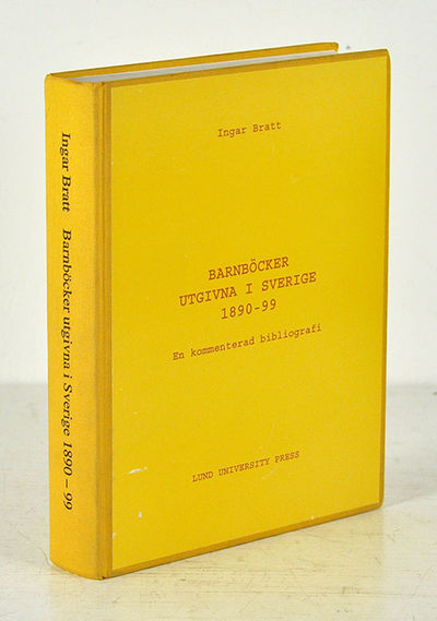 Barnböcker utgivna i Sverige 1890-99. En…