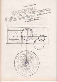 Instructor's Guide for Essential Calculus With Applications in Business,  Biology and Behavioral Sciences