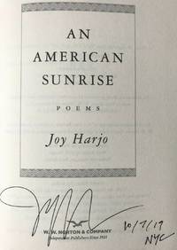 AN AMERICAN SUNRISE, Poems (SIGNED, DATED)