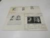 Five Female Mug shot type cards with Bertillon information