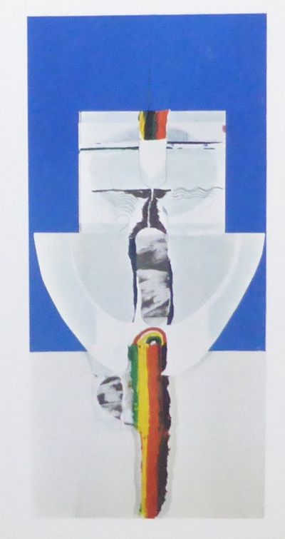 Lennart Hall. Målningar, collage, tillsammans med…