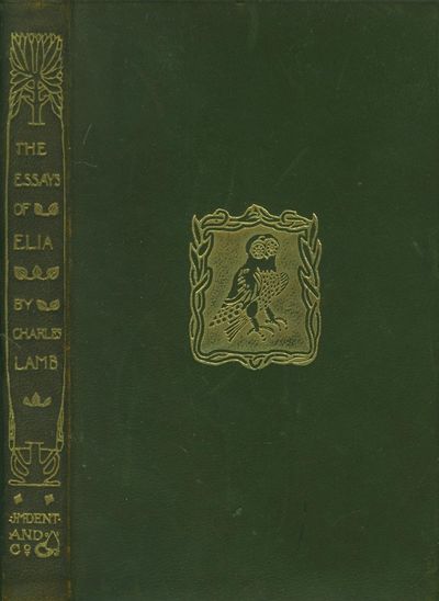 Examples Of Thesis Statements For Expository Essays Charles Lamb The Essays Of Elia The Temple Classics J M Dent Sons Limited London Leather Used Acceptable Leather English Language No Jacket High School Essay Writing also English Essay Ideas Vialibri The Essays Of Elia The Temple Classics Good Proposal Essay Topics