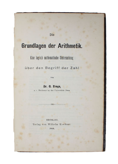 Die Grundlagen der Arithmetik. eine logisch…