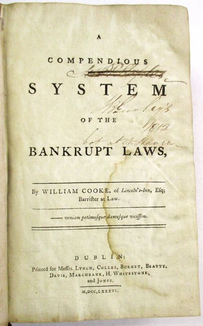 A COMPENDIOUS SYSTEM OF THE BANKRUPT LAWS