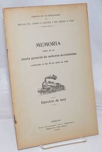 Memoria leida en la Junta general de senores accionistas celebrada el dia 30 de abril de 1928. Ejercicio de 1927