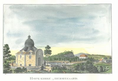 Hope Kirke og Herregaard, eller Papir Kirken paa…