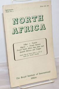 North Africa: Libya-Tunisia-Algeria-French Morocco-French North Africa Since June 1940-Spanish...