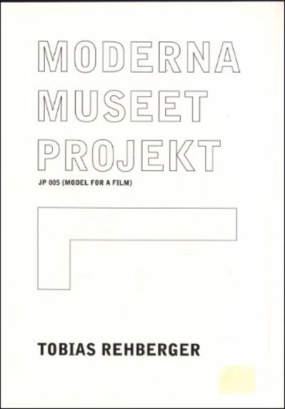 MODERNA MUSEET PROJEKT. JP 005 (MODEL FOR A…