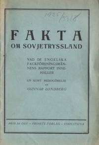 Fakta om Sovjetryssland. Vad de engelska…
