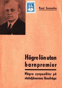 Högre lön utan barnpremier. Några synpunkter på…