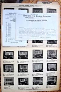 Bassinetts, Cribs, Infants' Furniture. Folding Brochure