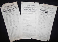 image of Concert under the Direction of the Commissioners of Fairmount Park -- Hunting Park -- The Burness Band -- Owen J. W. Burness, Conductor