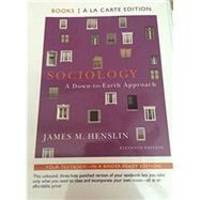 image of Sociology: A Down to Earth Approach 11th Edition with Access Code