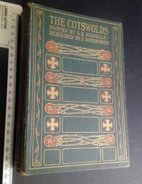 The Cotswolds painted by G F Nicholls 24 Illustrations small fonding map