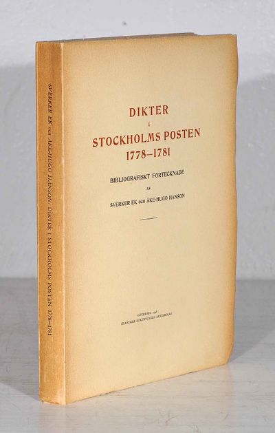 Dikter i Stockholms Posten 1778-1781.