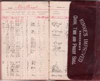 KINNE'S IMPROVED ENGINEMEN'S GUIDE, TIME AND POCKET BOOK:; Showing a Practical Way of Becoming a First-Class Fireman... by George R Kinne - Original manuscript - 1902 - from R & A Petrilla, ABAA, IOBA (SKU: BOOKS008492I)