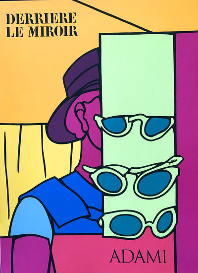 Derrière le Miroir 220 Adami, 1976. With 3 original lithographs