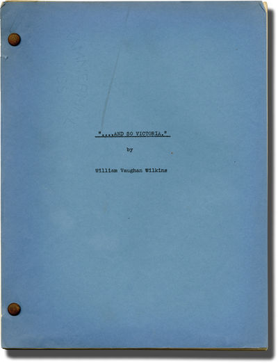 Los Angeles: David O. Selznick, 1937. Treatment script for an unproduced film. Based on the novel by...