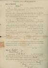 Two Partially Printed Documents by the United States Office of Board of Claims Relating to the Service of Thomas Massey, An Ex-Enslaved Soldier in the 9th Regiment of the USCT, 1864