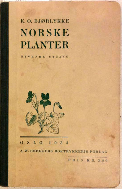 Norske planter. En skoleflora med billeder og en…