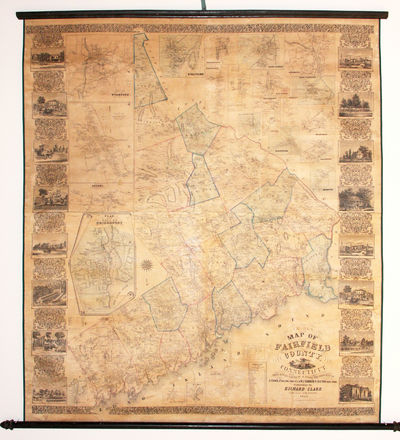 Clarks' Map of Fairfield County, Connecticut