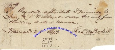 A Promissory Note Docketed By Leroy Pope Walker
