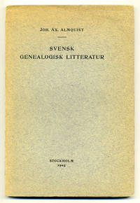 Svensk genealogisk litteratur.