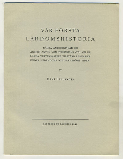 Vår första lärdomshistoria. Några anteckningar om…