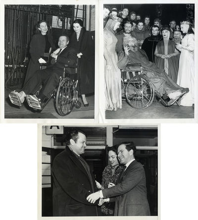 Orson Welles (actor) KING LEAR (1953, 1956) Theatre photo archive