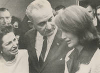 Original photograph of Lady Bird Johnson, Lyndon B. Johnson, and Jackie Kennedy on the day of John Kennedy's assassination, 1963