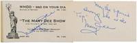 [Business Card for Mary Dee and “The Mary Dee Show”]
