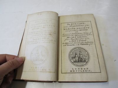 The Bye-Laws, and Regulations of the Marine-Society, incorporated in MDCCLXXII: With the several Instructions forms of Indentures & other Instruments used by them, also a list of Subscribers, from May 1769 to June 1772. To which is prefixed, an historical account of this institution, with remarks on the usefulness of it