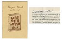 Margaret Mitchell Annotates Her "Gone With The Wind" Promo Pamphlet by Margaret MITCHELL - Signed First Edition - 1936 - from Pen ultimate rare books (SKU: C2201a)
