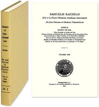 De Jure Naturae et Gentium Dissertationes by Samuel; Ludwig von Bar (editor & intro.) Rachel
- 1995
- from The Lawbook Exchange Ltd (SKU: 29261)