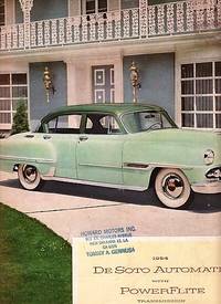 cover of 1954 DE SOTO AUTOMATIC WITH POWERFLITE TRANSMISSION