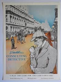 Promotional Poster : Sherlock Holmes Consulting Detective " I PLAY THE GAME FOR THE GAME'S OWN SAKE "