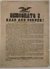 DEMOCRATS! READ AND PONDER!