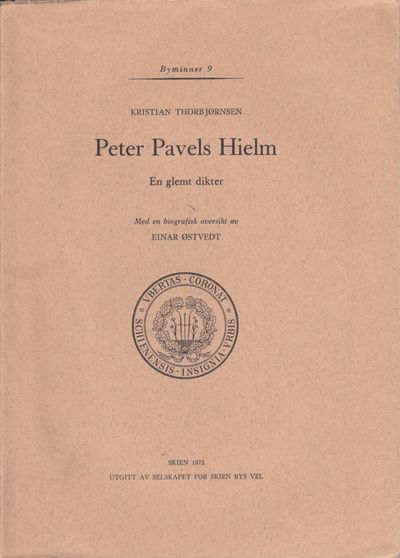 (HIELM, PETER PAVELS) Peter Pavels Hielm. En…