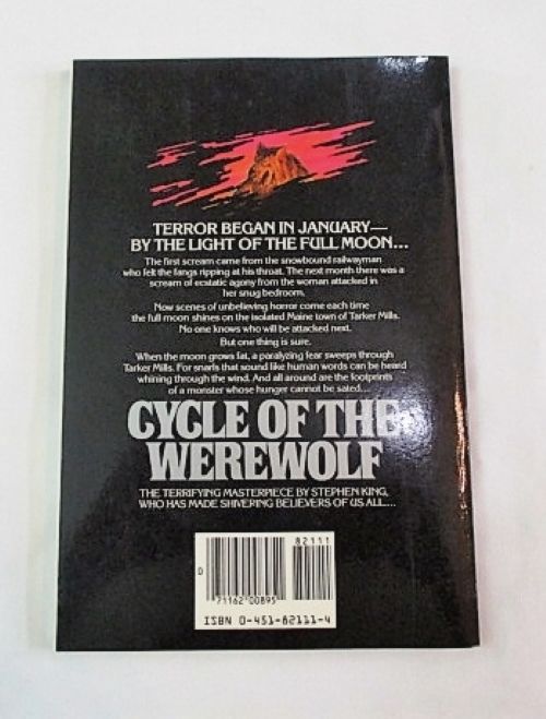 Cycle Of The Werewolf by Stephen King Paperback first edition April 9, 1985 from