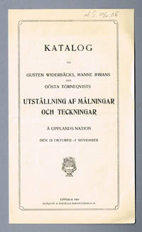 Katalog vid Gusten Widerbäcks, Manne Ihrans och…