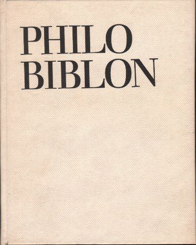 PHILOBIBLON.