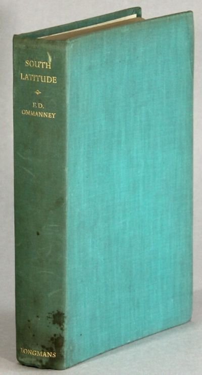 London; New York; Toronto: Longmans, Green and Co, 1938. First edition, 8vo, pp. , 308; original gre...